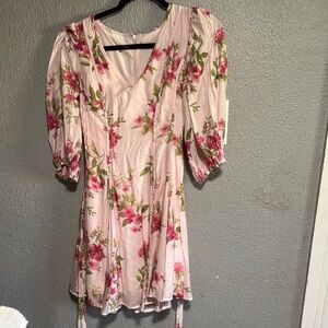 Floral Pink Dress